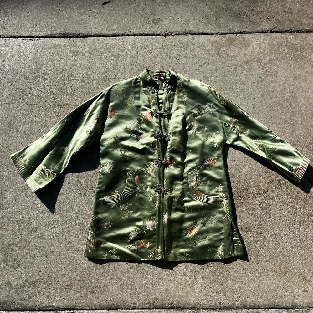 Vintage 1950s Dynasty Hong Kong Silk Jacket